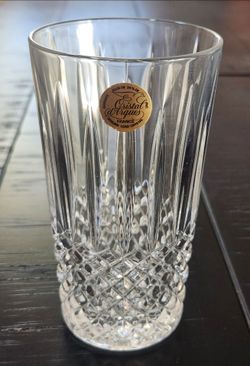 Vintage Crystal Highball Tumblers