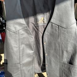 Leather Vest 