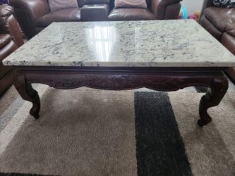 Living room table - Granite Top $200 OBO