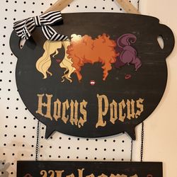 Hocus Pocus Halloween Decor