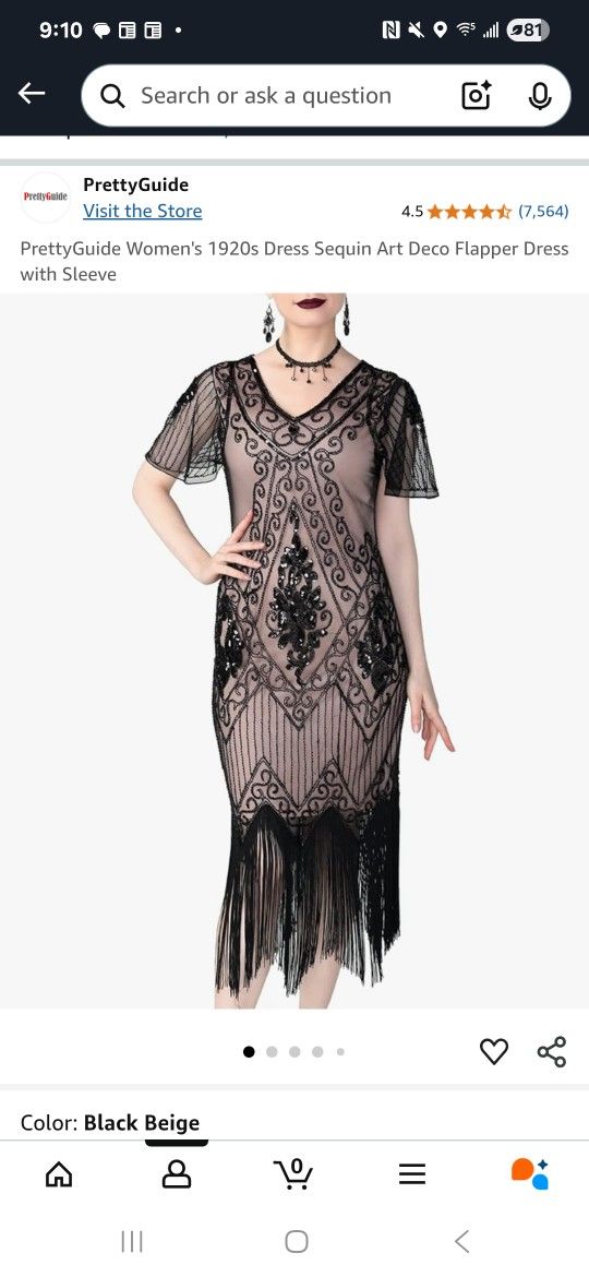 Women's 1920s Dress Sequin