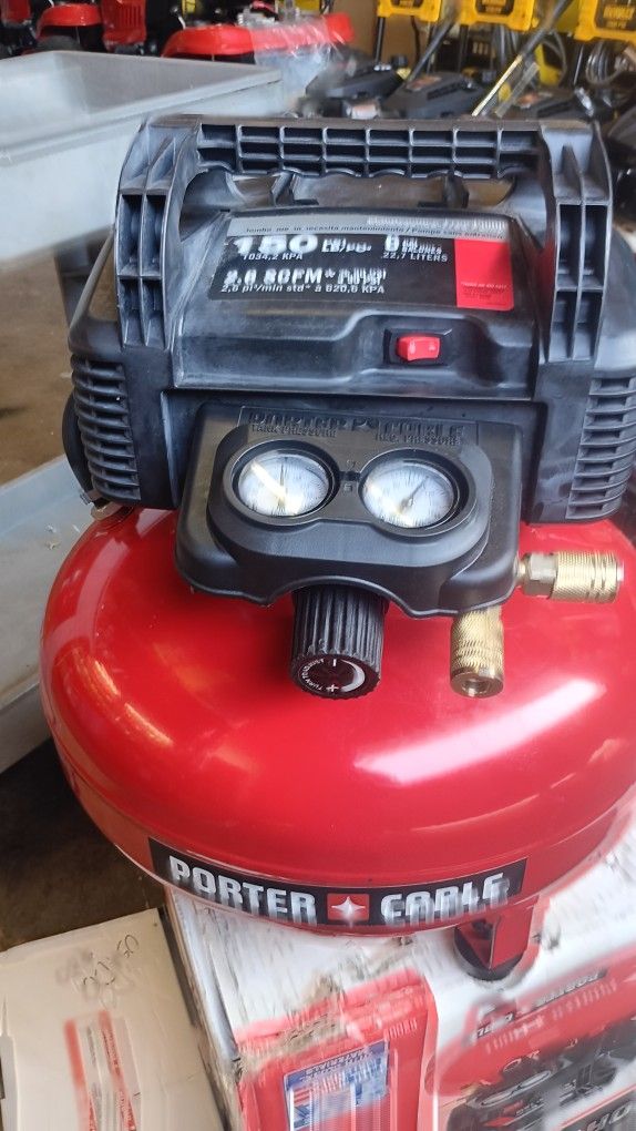 PORTER-CABLE COMPRESSOR 6 GALLON 150PSI