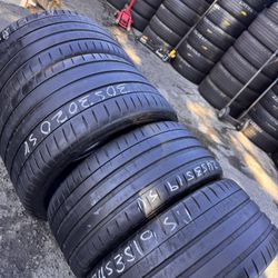 Corvette Tires 245/35/19(x2) 305/30/20(x2) Michellin Pilot Sport 4S