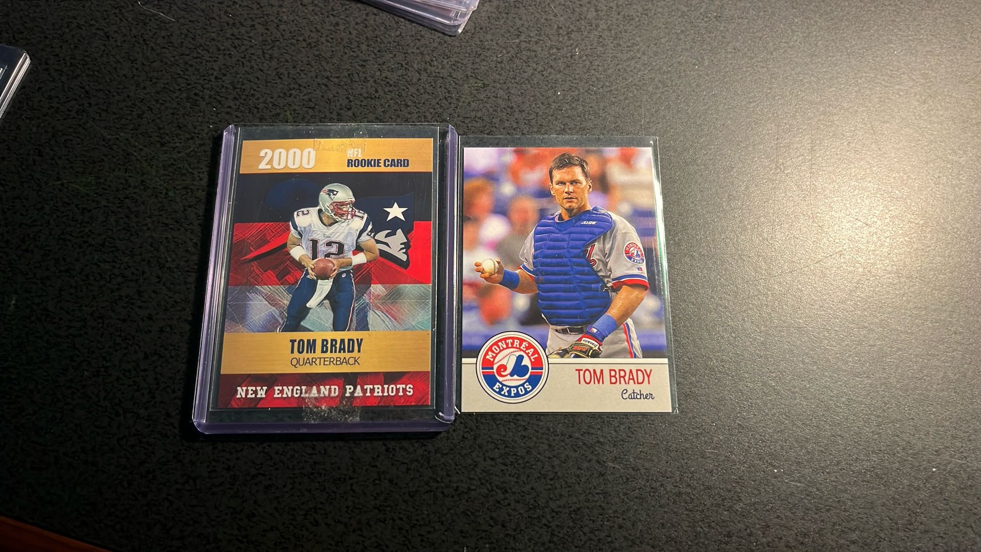 Tom Brady Rookie Football & Baseball Cards