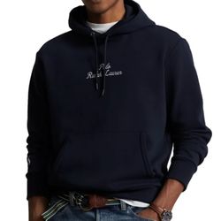 Ralph Lauren Logo Double-Knit Pullover Hoodie men’s size XXL