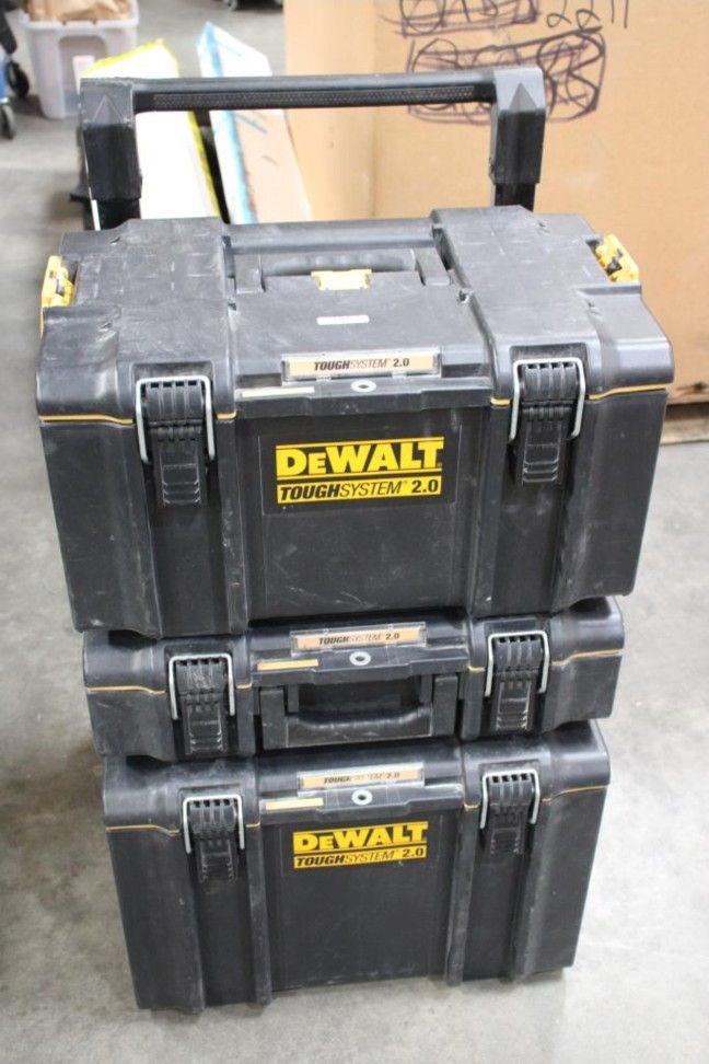 Dewalt TOUGHSYSTEM 2.0 24 in. Tower Tool Box System (3 Piece Set)