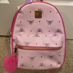 New Girls Kids Backpack Pink Love Back Pack