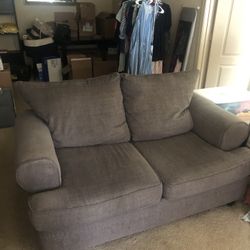 Grey Sofa and Loveseat