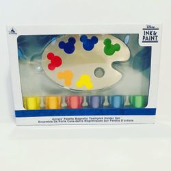 NIB Disney Ink and Paint Magnetic Toothpick Holder Set