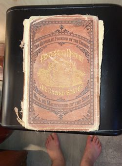 Original 1874 Book - Centennial History Of The United States By McCabe (retails $150+) 