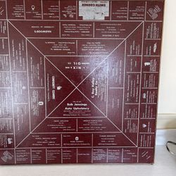 Portsmouth folding card table. Local Hampton Roads history