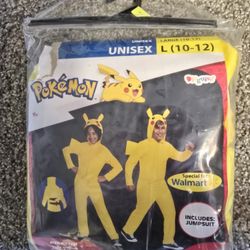 Pikachu Costume Child Size 10-12