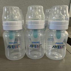 Philips Avent Anti-Colic 9oz Bottles (1m+/ Flow 2)