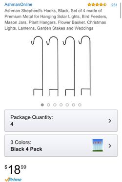 Shepherd's hooks
