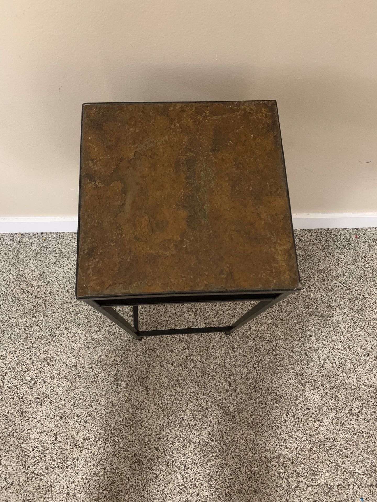 Brown/Black End Table