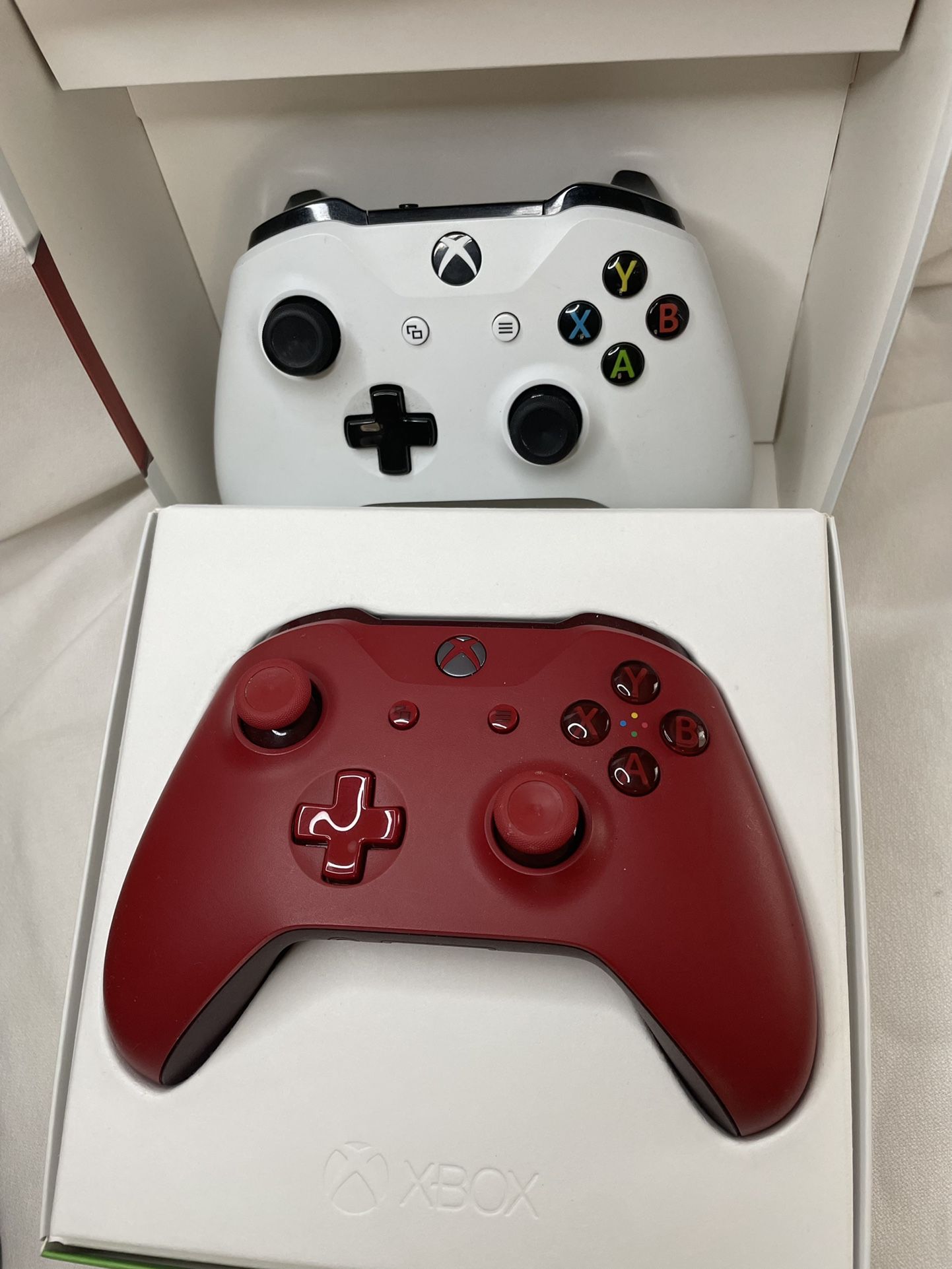 Xbox Controller Red And White Great Quality