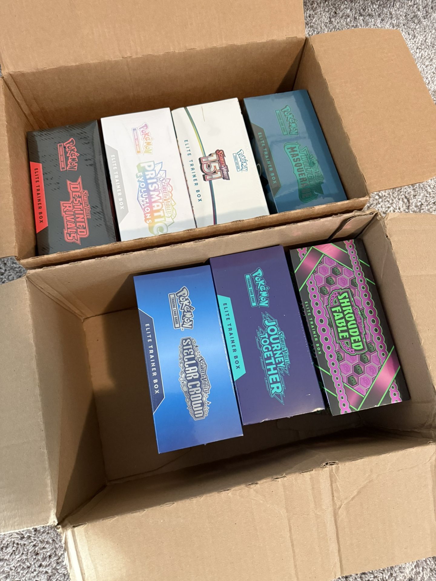 Pokemon Elite Trainer Boxes - Sealed