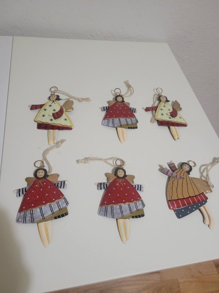 6 Christmas Ornaments