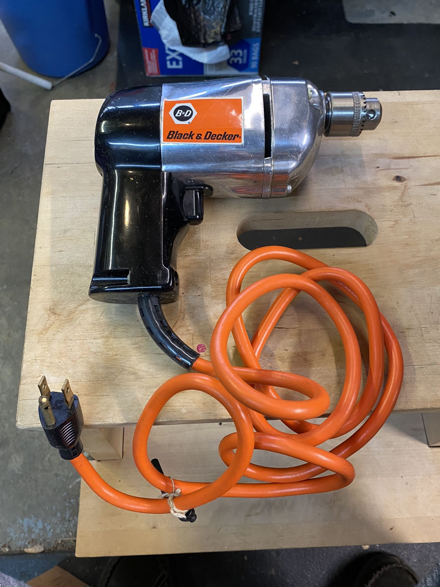 Vintage 1/4” Black&Decker Drill