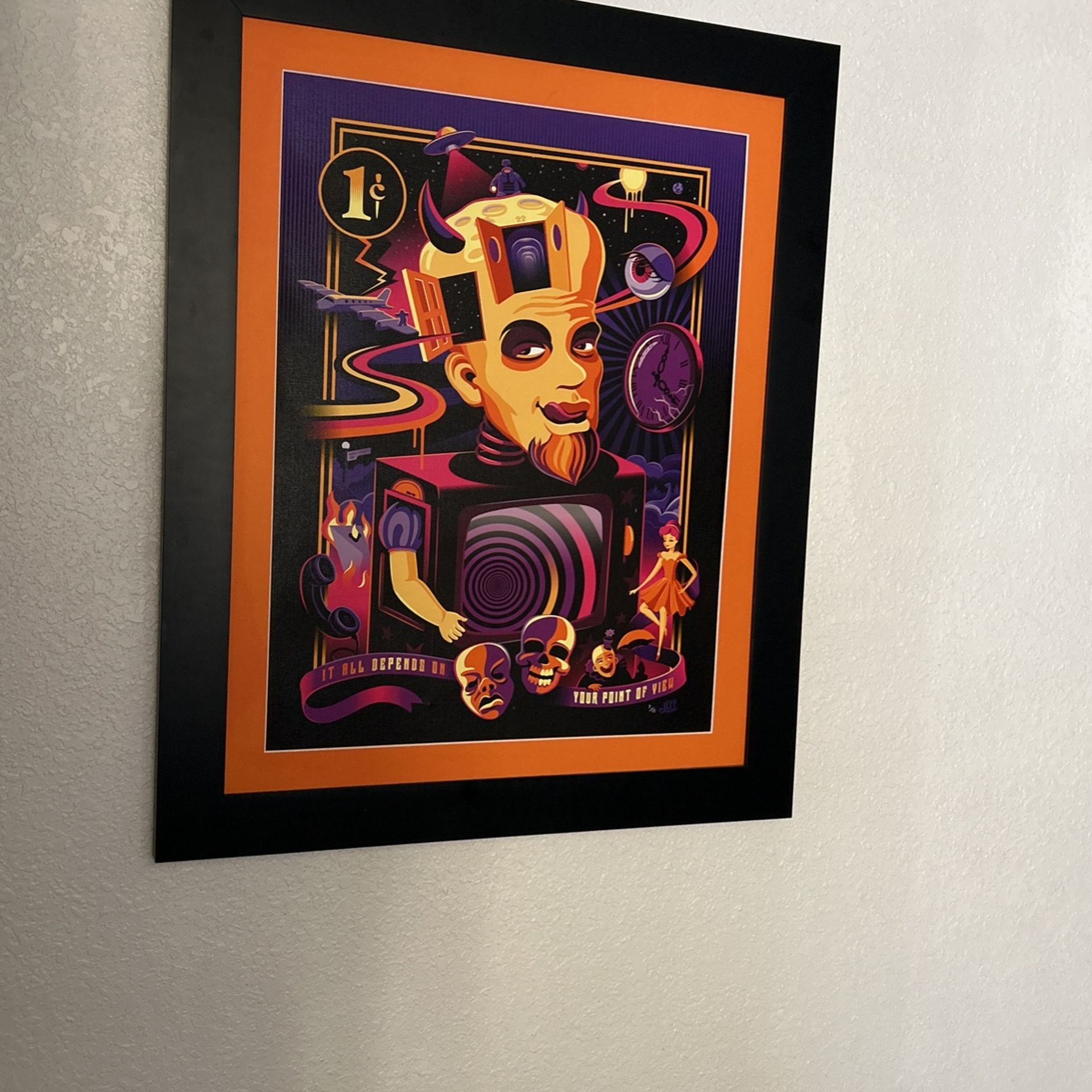 Rare Twilight Zone Painting