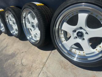 New 18” mst rims/tires