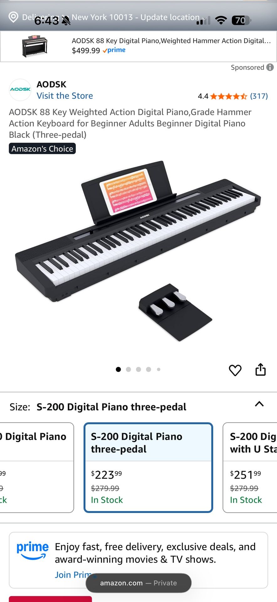 Alesis Recital Pro Digital Piano