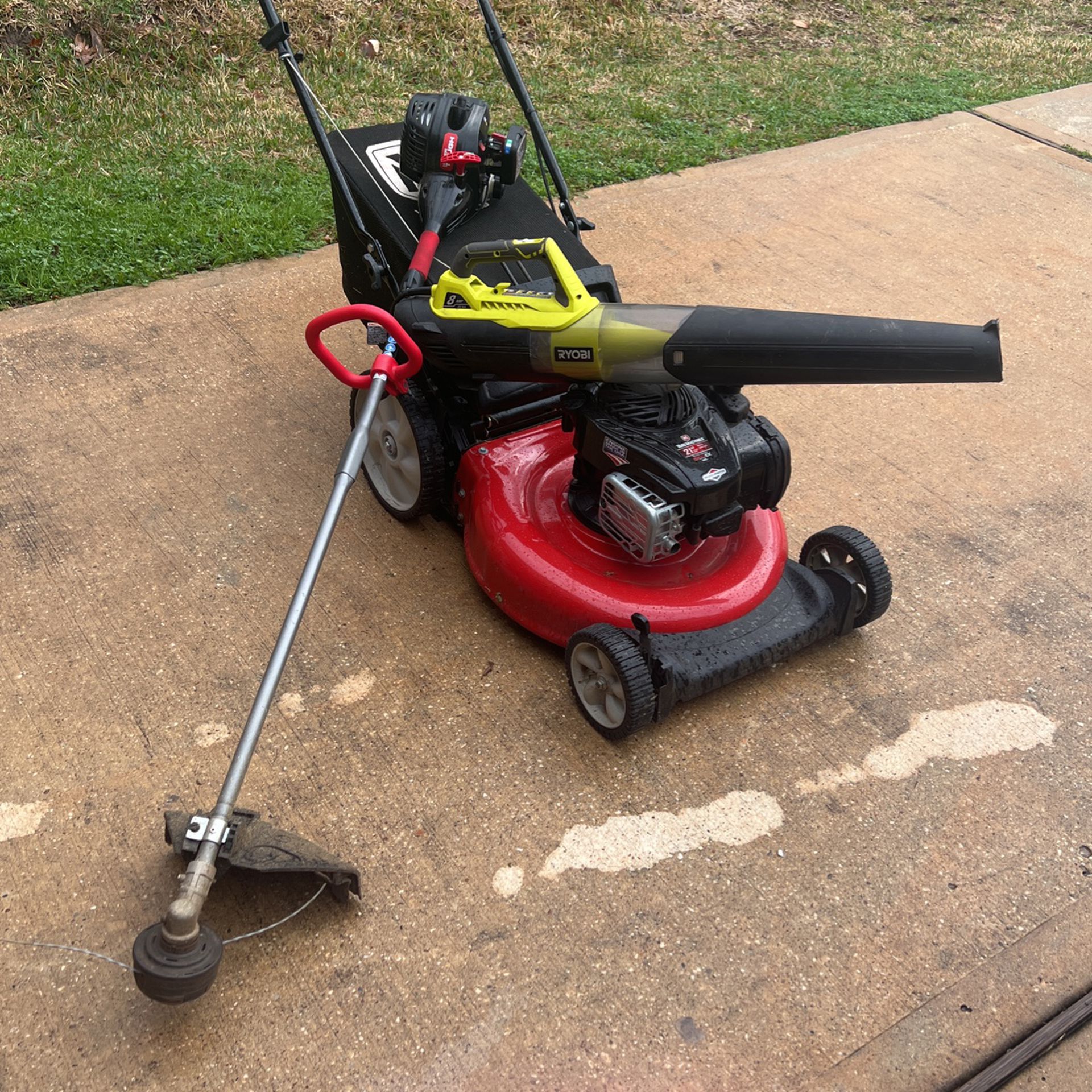 Lawn Mower/weed Eater/blower Combo