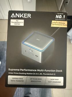 Anker Prime TB5 Docking Station, 14-in-1 Thunderbolt 5 Dock with 120Gbps Max