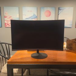 Samsung C27T550FDN 27" LCD Curved Monitor 1920x1080 DP HDMI VGA