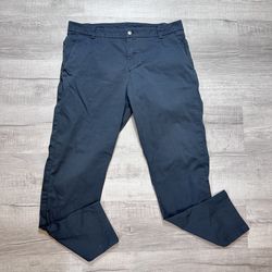 Lululemon Pants Mens 34x29 Classic Commission ABC Dark Gray Chino LM5440S Work