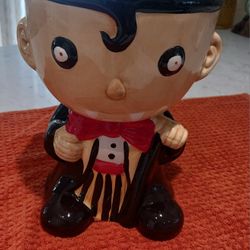 Ceramic Halloween Vampire Candy Bowl 