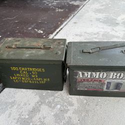Military Green Ammo boxes