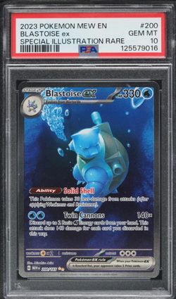 151 Blastoise EX PSA 10