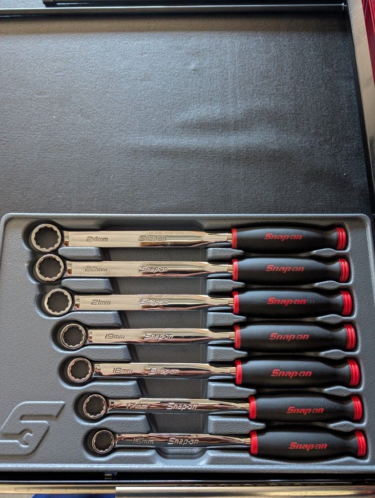 Snap On Soft Grip Box Wrench Set