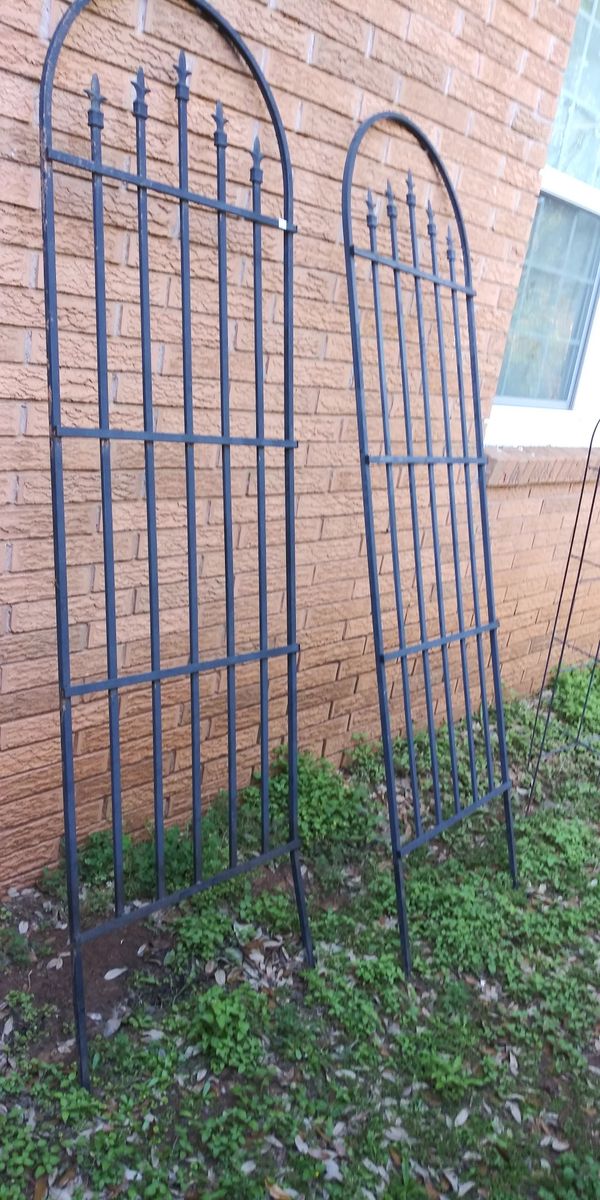 Decorative iron frames 77" in hight by 25" in wide, price is REDUCED 25