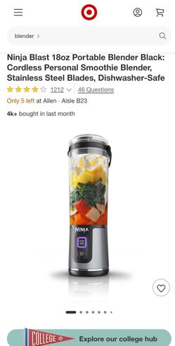 Ninja blast potable blender