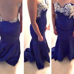 Royal Blue Dress