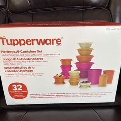 Tupperware Heritage Collection 32 piece Food Storage Container Set