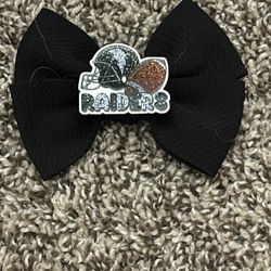 Raiders Hair Bow