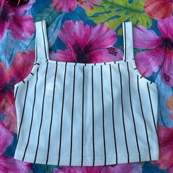women’s cropped tank top