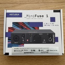 Arturia MiniFuse 1 USB Recording Interface Trade For Switch Lite