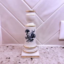German Meissen Porcelain Candlestick 