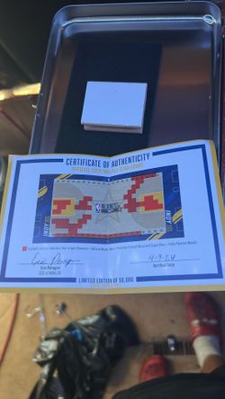 Game Used Court Piece From 2024 NBA All Star Game 