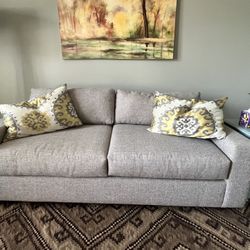 Beige Queen Size Sofa Bed From Crate And Barrel