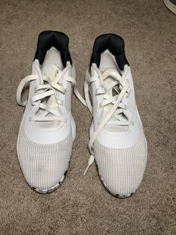 Size 13.5 - adidas Pro Bounce 2019 Low White Black Gold - No Insole