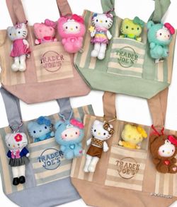NEW! Viral! Trader Joe’s Mini Pastel Tote Bags💗💚💙🤎