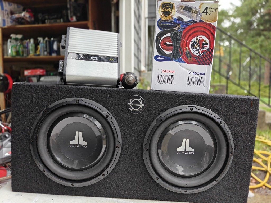 JL Audio 10s With JL Amp And Wiring Kit