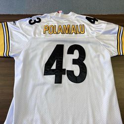 Troy Polamalu Pittsburgh Steelers Away Jersey 