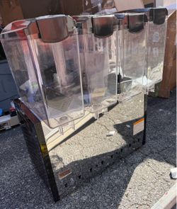 VEVOR LYJ10LX4 4-Tank Commercial Beverage Dispenser 4x10L 430W