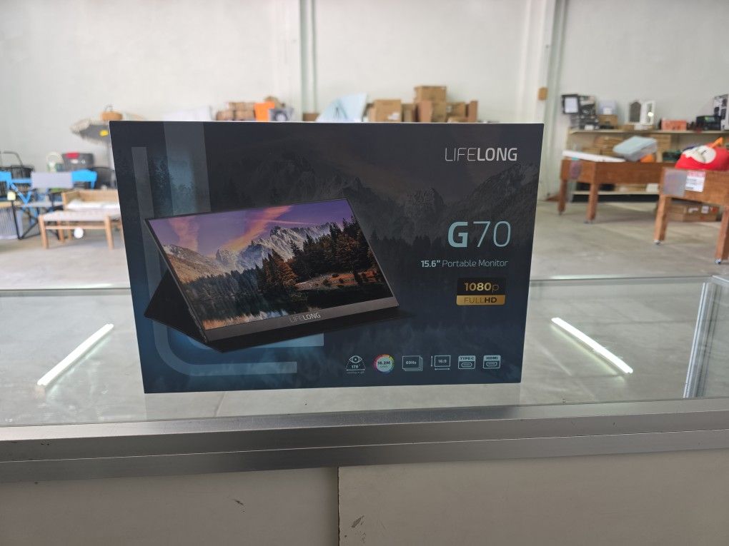 LIFELONG Portable Monitor 15.6" 1080p Model G70